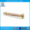 Color Zinc Plated Countersunk Head Self Drilling Screws with Wings